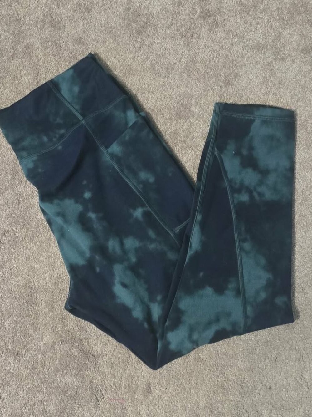 Victoria’s Secret V – Leggings – Tie-Dyed Green – Size 14
